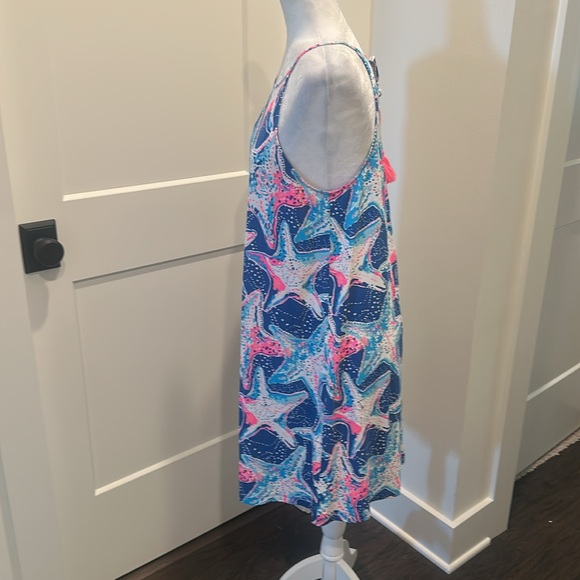 Lilly Pulitzer Margot Swing Dress in Indigo Star Struck Sz M - Picture 8 of 13